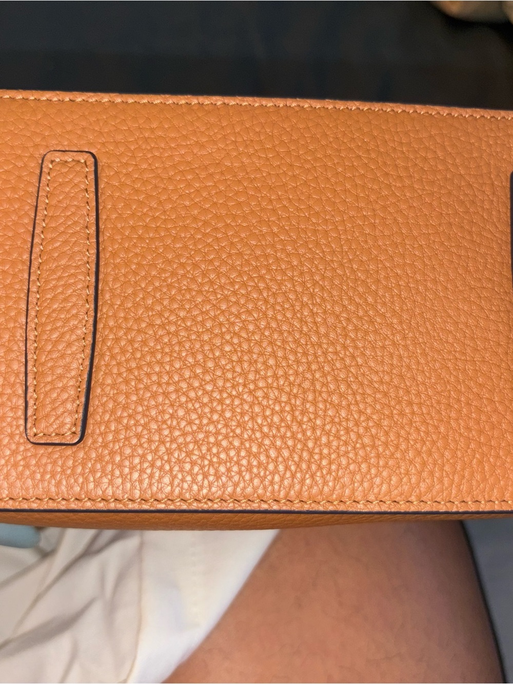 The Horse Tan Crossbody Pebbled Leather Bag - Picture 5 of 5